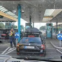 Ungarischer Grenzübergang