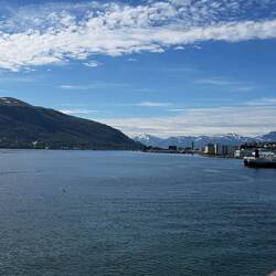 Tromsoe in Sicht