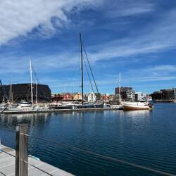 Im Hafen von Tromsoe