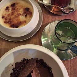 Como siempre, terminamos la cena con un rico tecito...