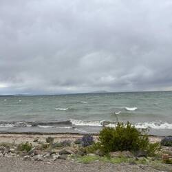 Mary's Bay on Yellowstone Lake ... look at those waves! 😲