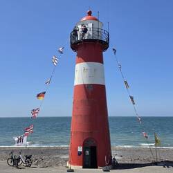 Am Leuchtturm angekommen ...