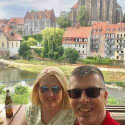 In Polen mit Blick auf Görlitz