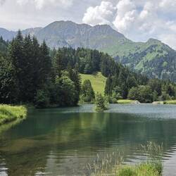 Kurz vorm Ziel am Grünsee