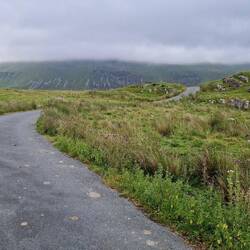 Viewed from Llynnau Cregennen ridge in cloud was not very inviting