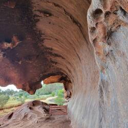 Kvindernes grotte, her blev der lavet mad