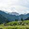 Driving in the Dolomiti — on the way to Colle Santa Lucia, Italy.