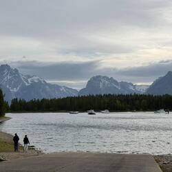 A quick stop at Colter Bay Marina on the way back.