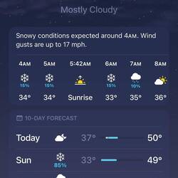 It's gonna be another cold one!