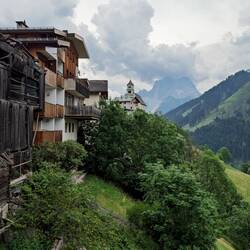 From each of the three balconies we have a lovely view ... Cesa dele Angele — Colle Santa Lucia.