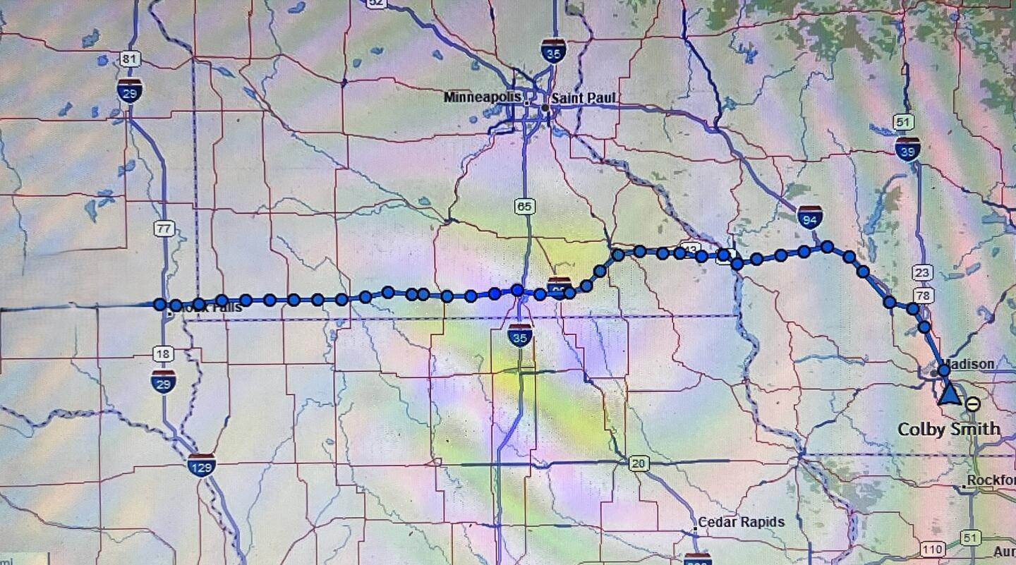 Final Inreach track home.