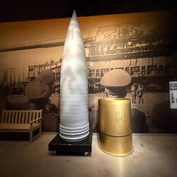 Reproduction of Schwerer Gustav Shell & Casing
