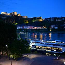 Night view of the fortress