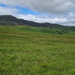 Looking back from where I started walking towards plane spotters on Mynydd Gwerngraig