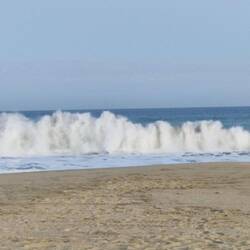 Das ist wieder am Strand hinterm Hotel.