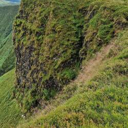 Promontory in Craig Maesglase