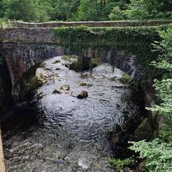 The 1845 'new' bridge. Now a pedestrian and cycling bridge
