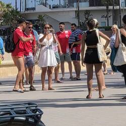 Hen party harassing life guards
