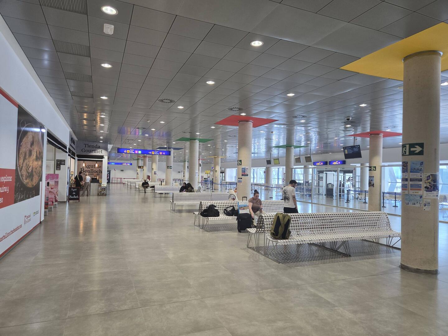 Entire terminal, almost completely empty