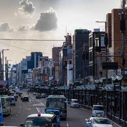 Central Shopping street in Kyoto