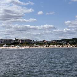 Blick auf den Strand