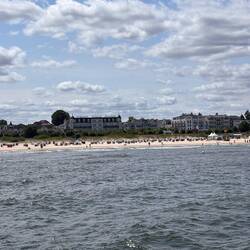 Blick auf den Strand