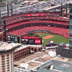 View of Busch Stadium
