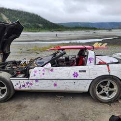 Corvette was the headliner, but the box truck just before it was better.