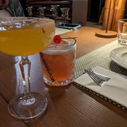 Chilli margarita og Whiskey sour