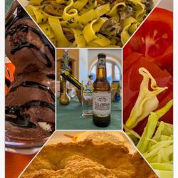 A delicious lunch @ Fursil — Colle Santa Lucia, Italy.