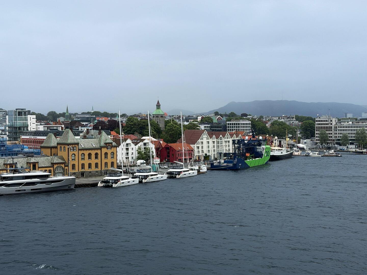 Im Hafen von Stavanger am Konzerthuskai
