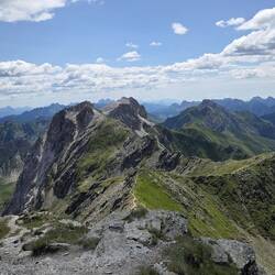 Gipfelaussicht von der Pfannspitze
