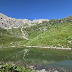 Zwiscvendurch kamen wir heut an diesem schönen See vorbei