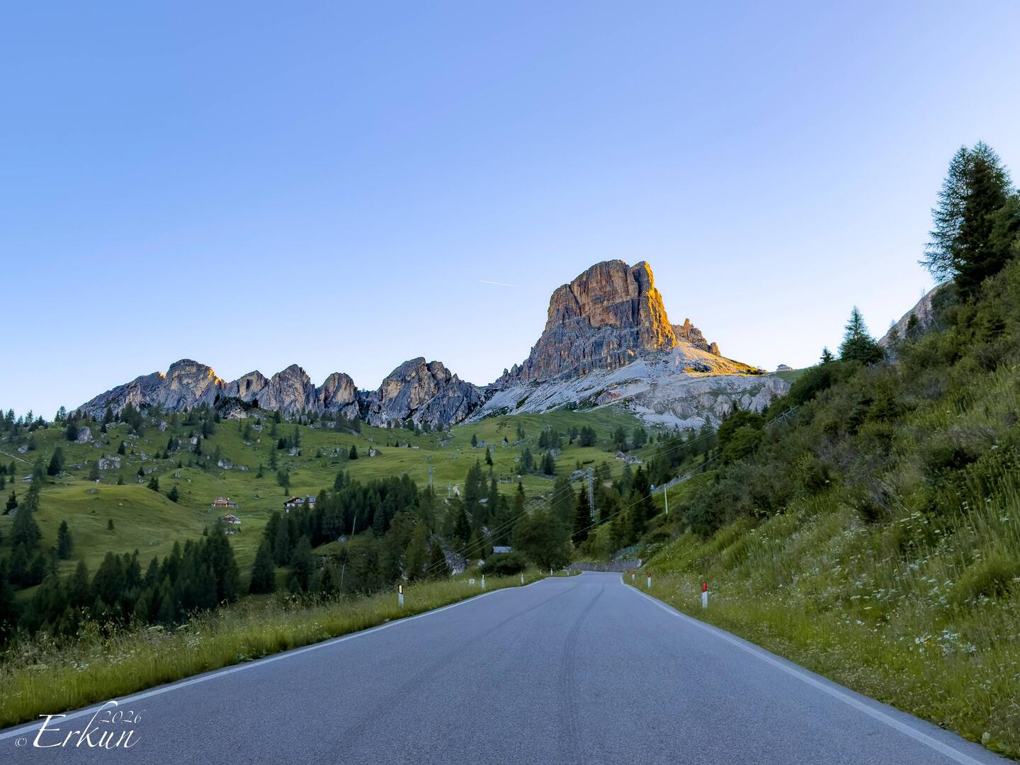 On the way up to Passo di Giau — Dolomiti, Italy.