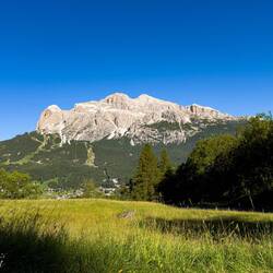 On SR48 after leaving Cortina d'Ampezzo — Dolomiti, Italy.