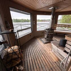Holzsauna