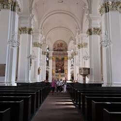 Beautiful Jesuitenkirche interior
