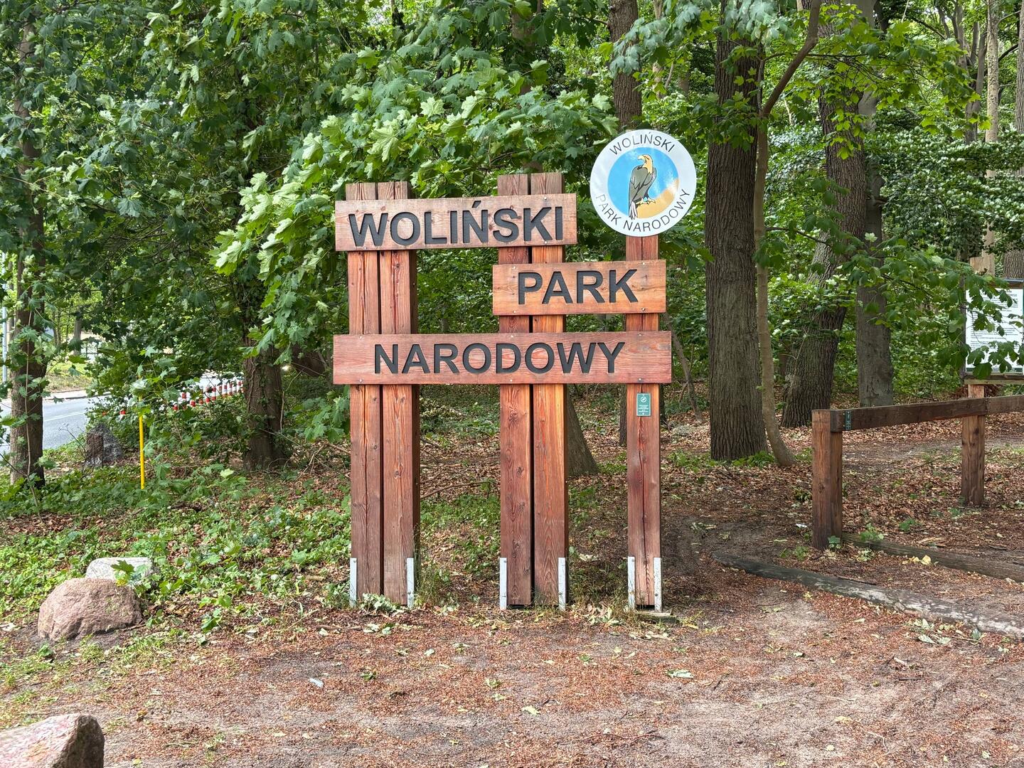 Eingang Nationalpark Wolin