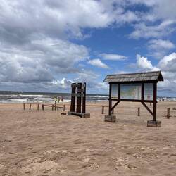 Strandzugang zum Nationalpark