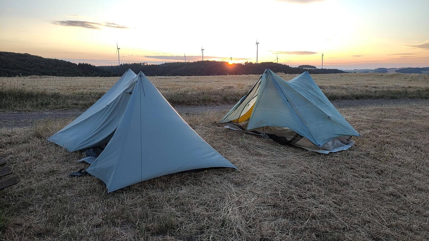 Sonnenaufgang 🌄 am Biwakplatz