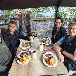 Erster Abend in den " Bollendorf - Stuben" mit kroatischen Spezialitäten