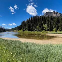From the trail around the lake — Lago di Misurina, Italy.