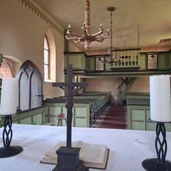 Kirche. Blick vom Altar