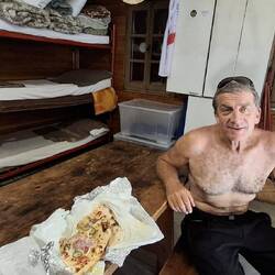 Left over pizza