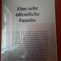 Pfarrersfamilien - auf dem Präsentierteller