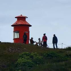 Da der Leuchturm am Berg....