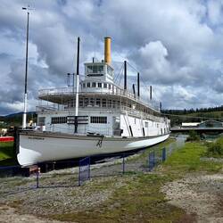 Die S. S. Klondike war der größte Schaufelraddampfer, der zwischen Dawson und Whitehorse verkehrte