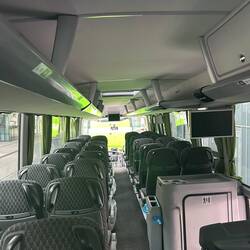 Im FlixBus von Nürnberg nach München. 8 Fahrgäste