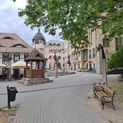 Europahof, verschiedene Baustile