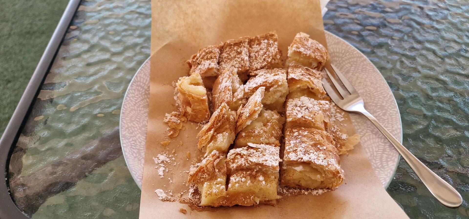 Vanillestrudel mit Zimt